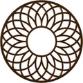 Copper PVC Pierced Ceiling Medallion J47706