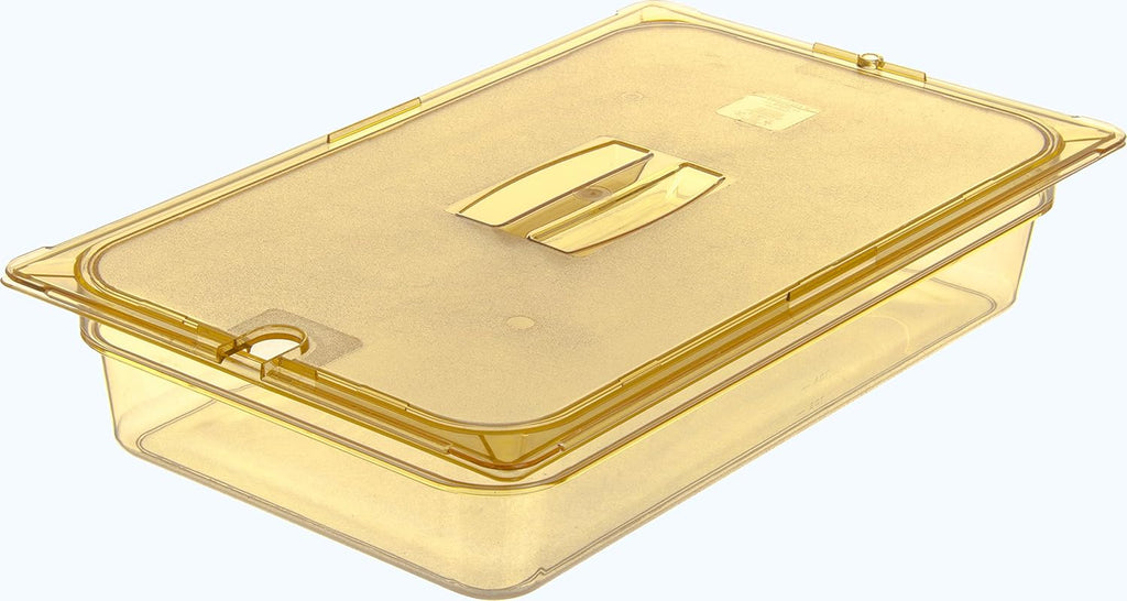 High-Heat Full-Size Food Pan, 12.7 qt, 20-3/4 x 12-3/4 x 4", Amber, Case of 6 W9797