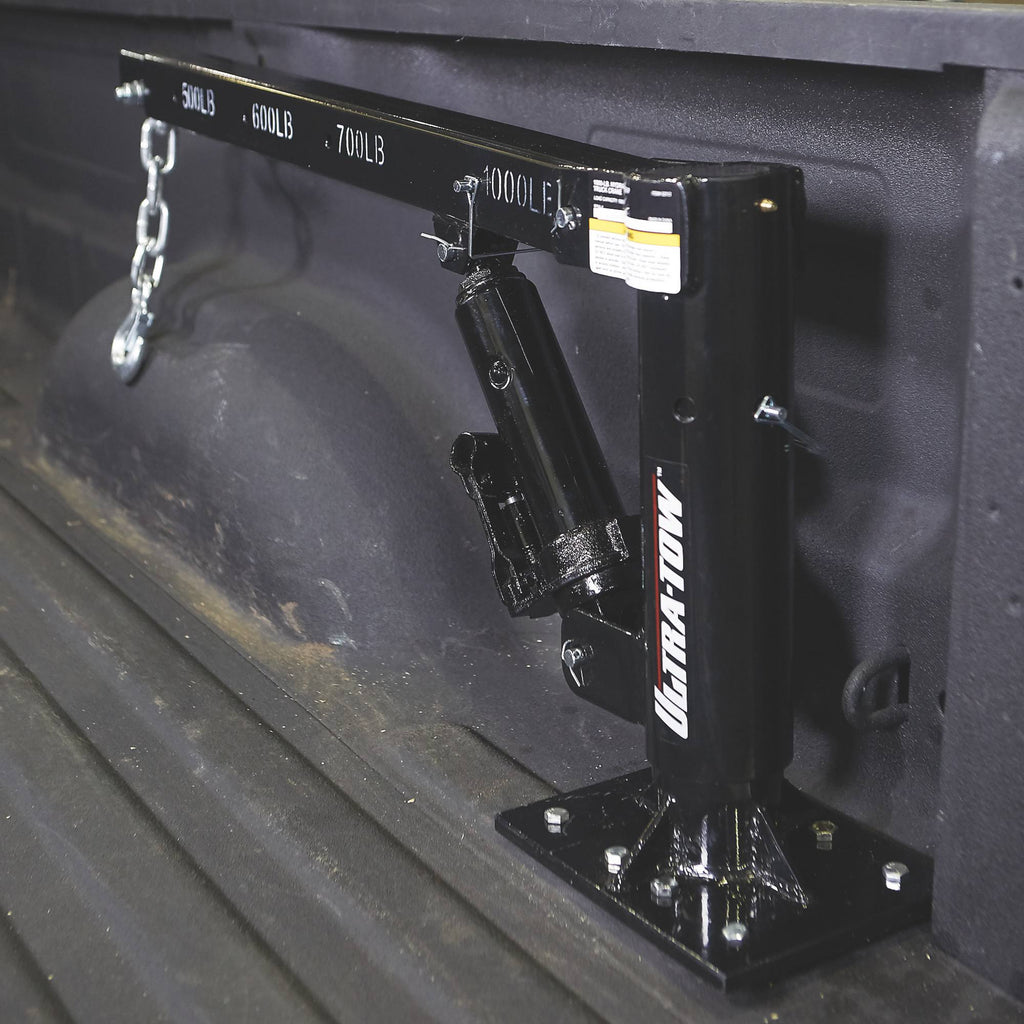Hydraulic Pickup Truck Crane, 1000-Lb. Capacity U501