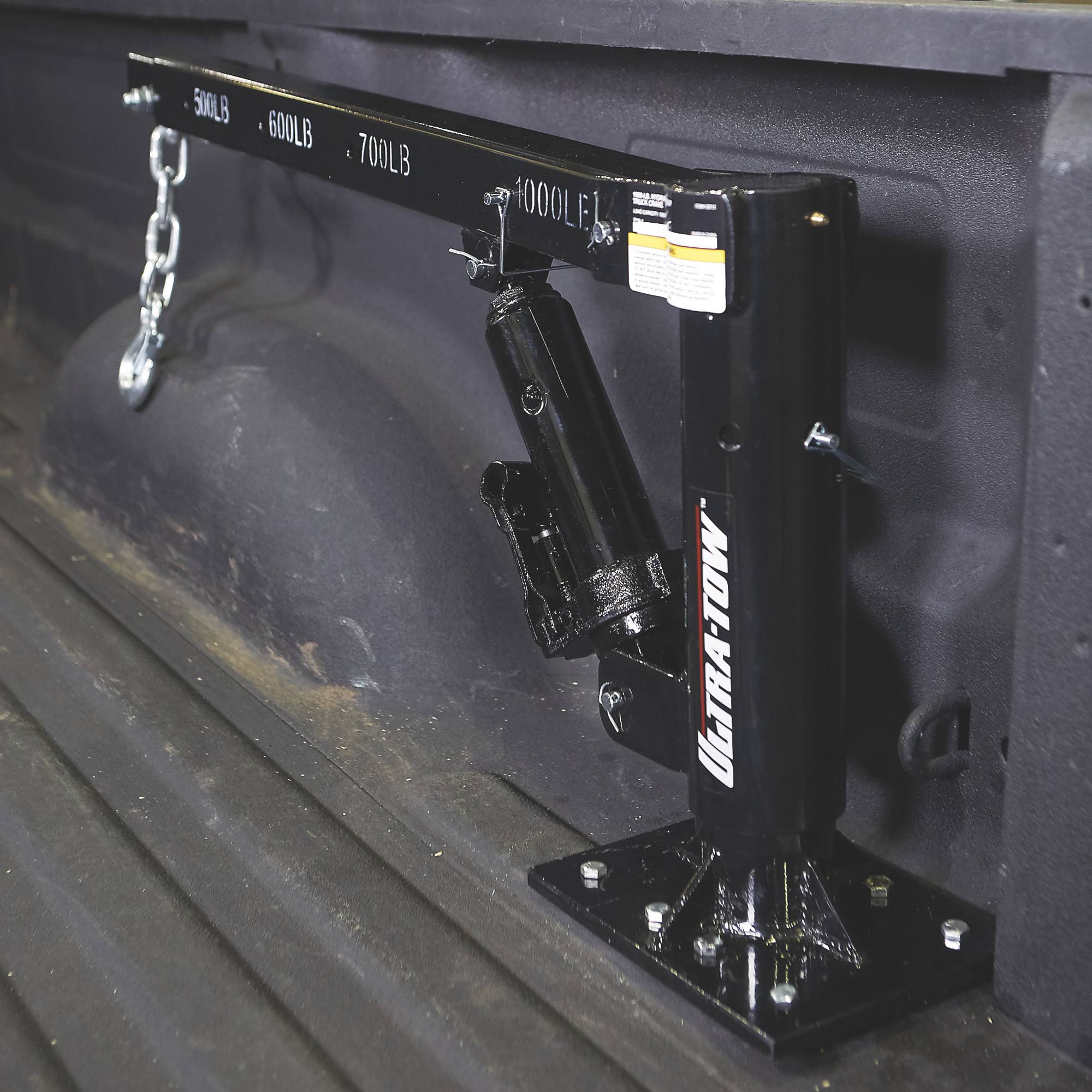 Hydraulic Pickup Truck Crane, 1000-Lb. Capacity U501