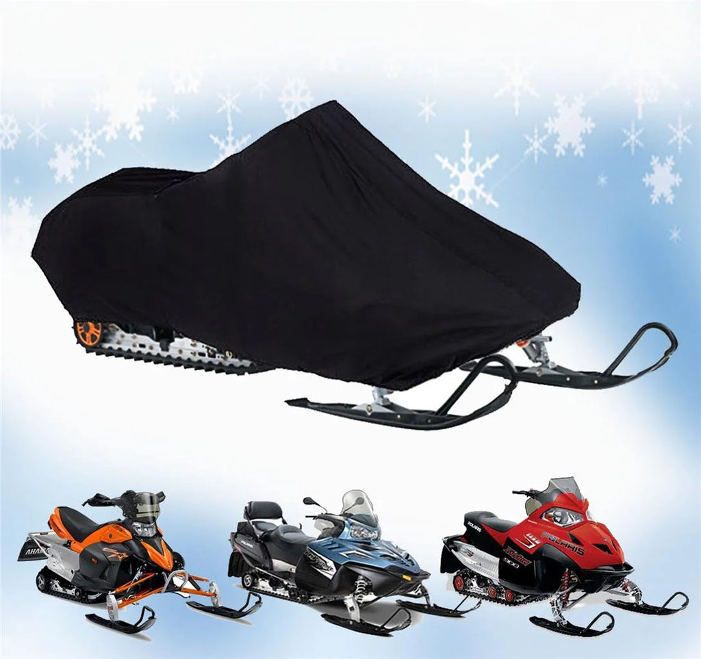 200 Denier All Black Snowmobile Cover Y13567