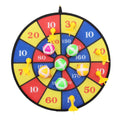 Flocking Dart Board with 4pcs Darts Dartboard Set P12166