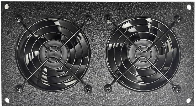 Programmable Thermostat Cooling Kit, Metal, Dual 120mm, Pack of 2 N130