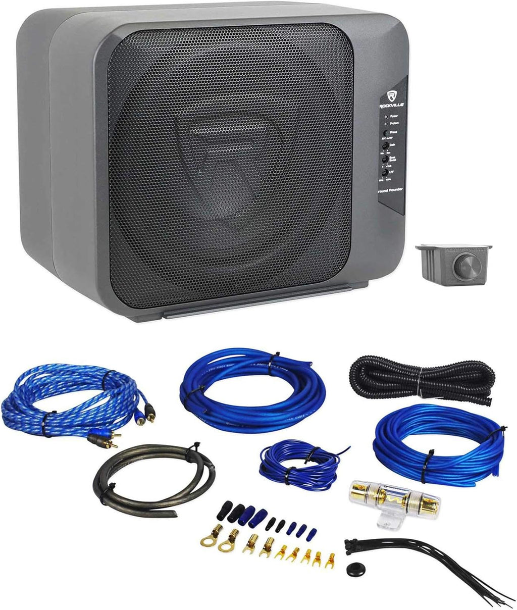 800 Watt Powered Dual 10" Car Subwoofer with Amp Kit I381