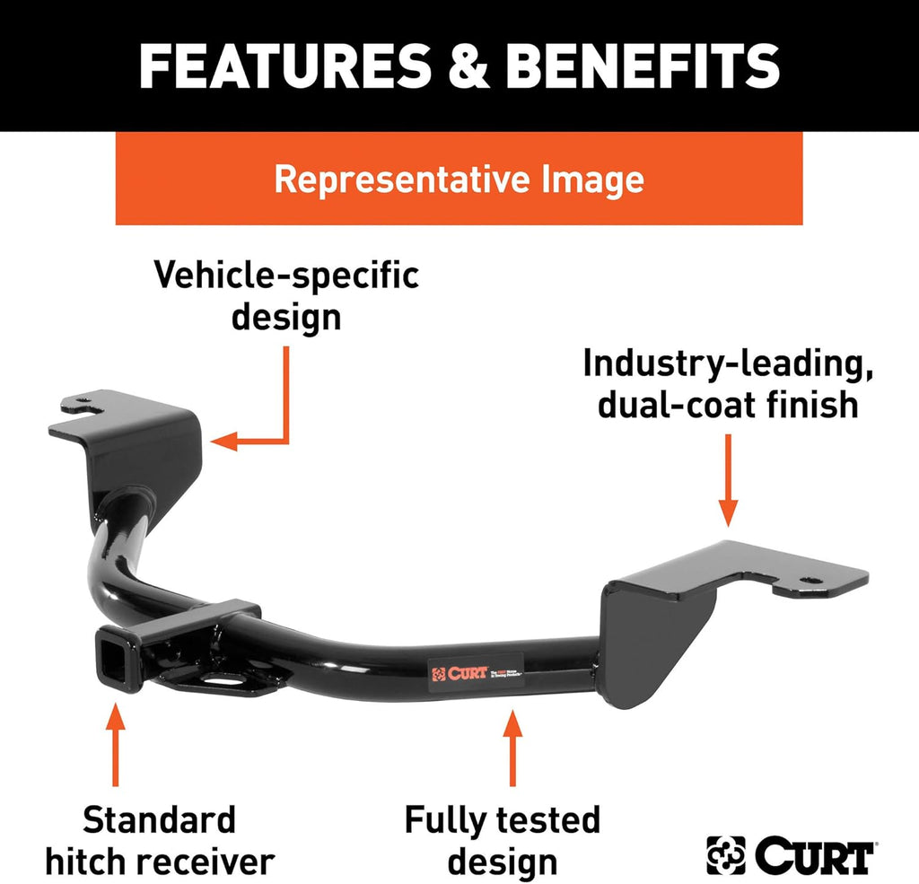 Class 2 Trailer Hitch, 1-1/4-Inch Receiver Q423
