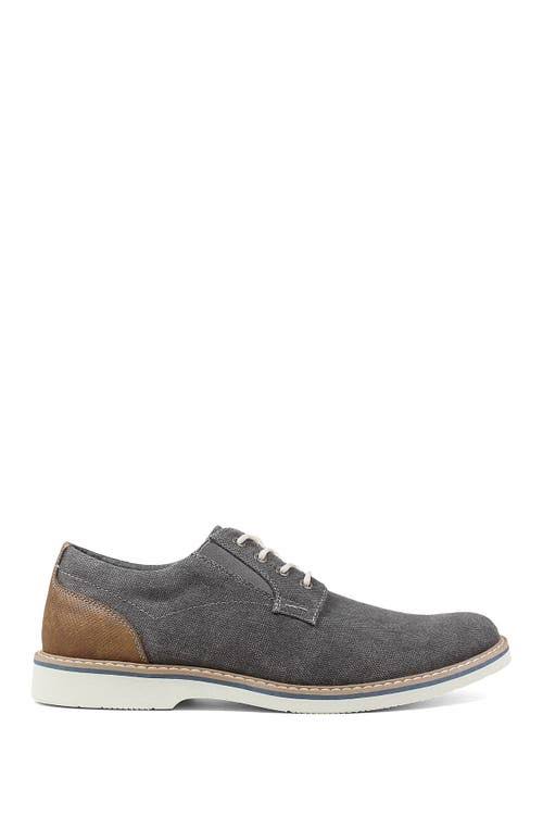 Canvas Plain Toe 8 Men's Gunmetal Shoes D1276