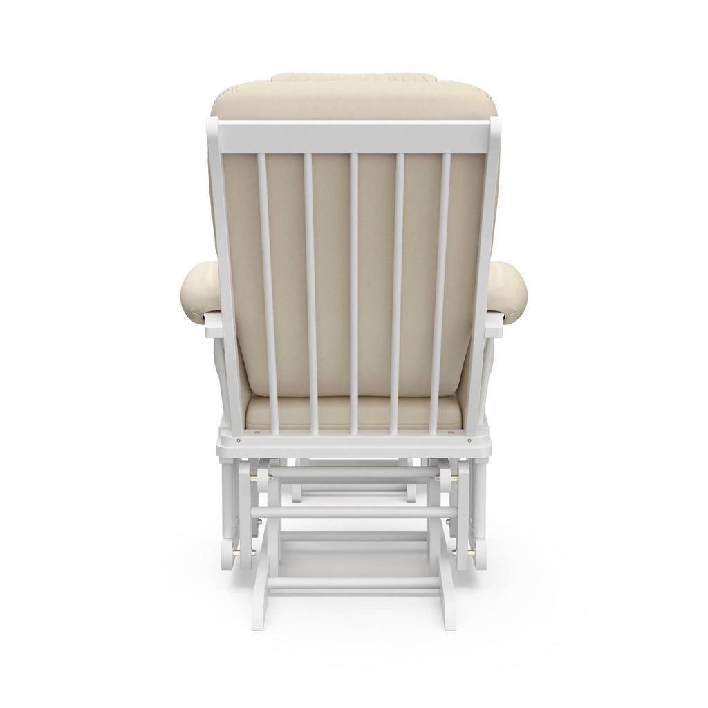 White Glider and Ottoman Y60225
