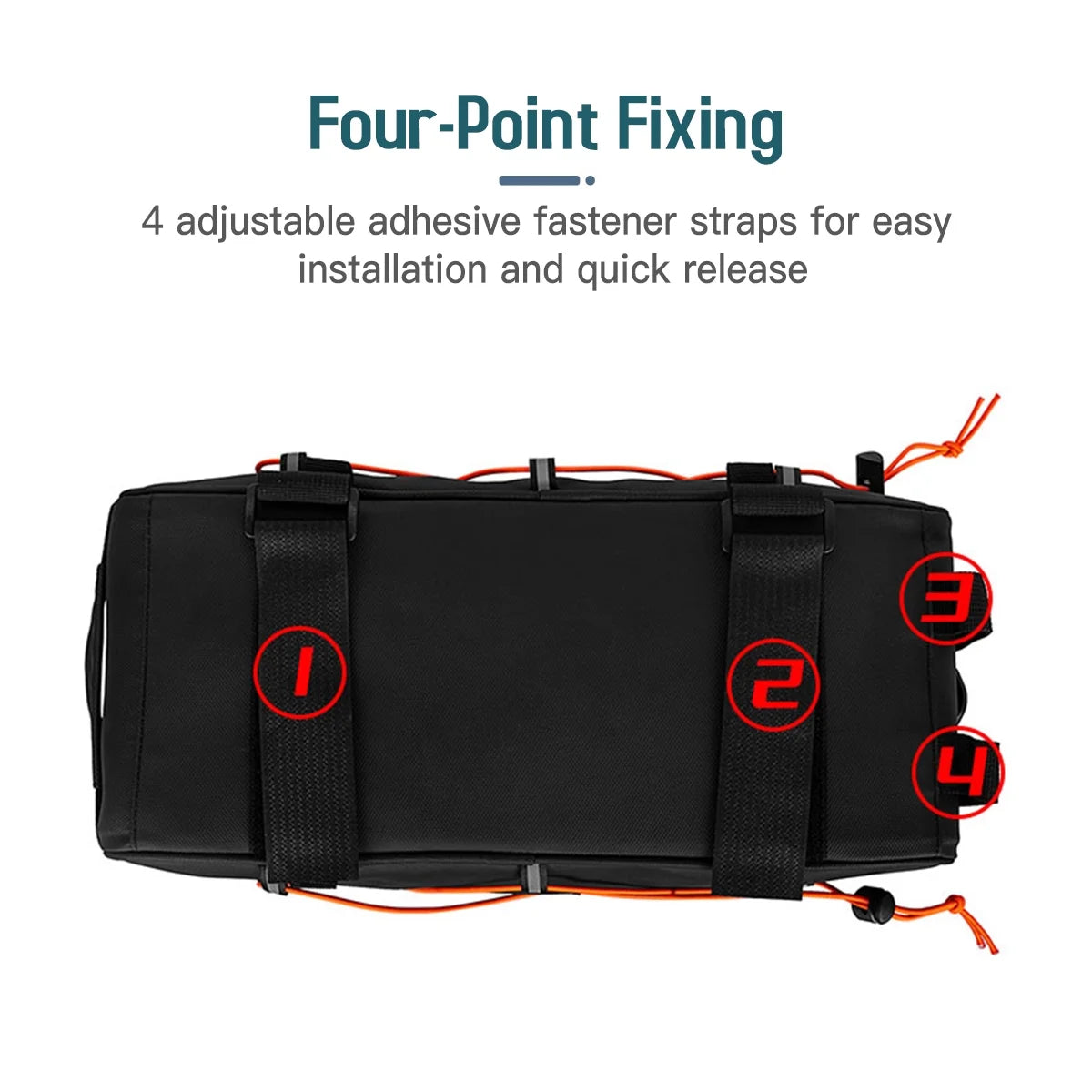 Bike Pannier Set 3 in 1 Rear Rack Bag with Hanging Side Bags R426