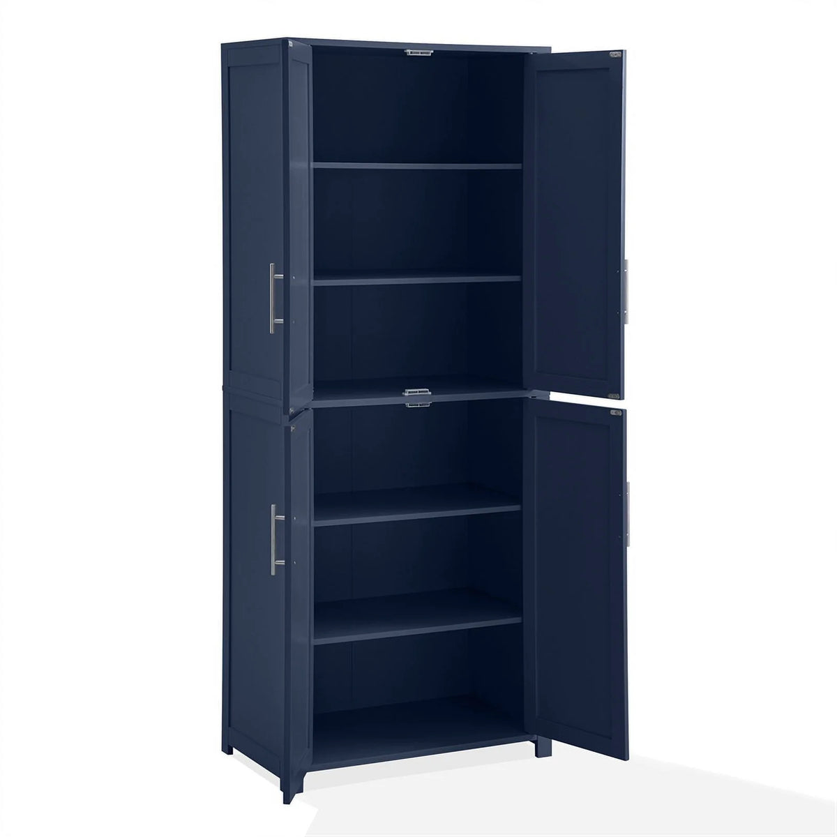 Navy Wood Kitchen Storage Pantry Z2533