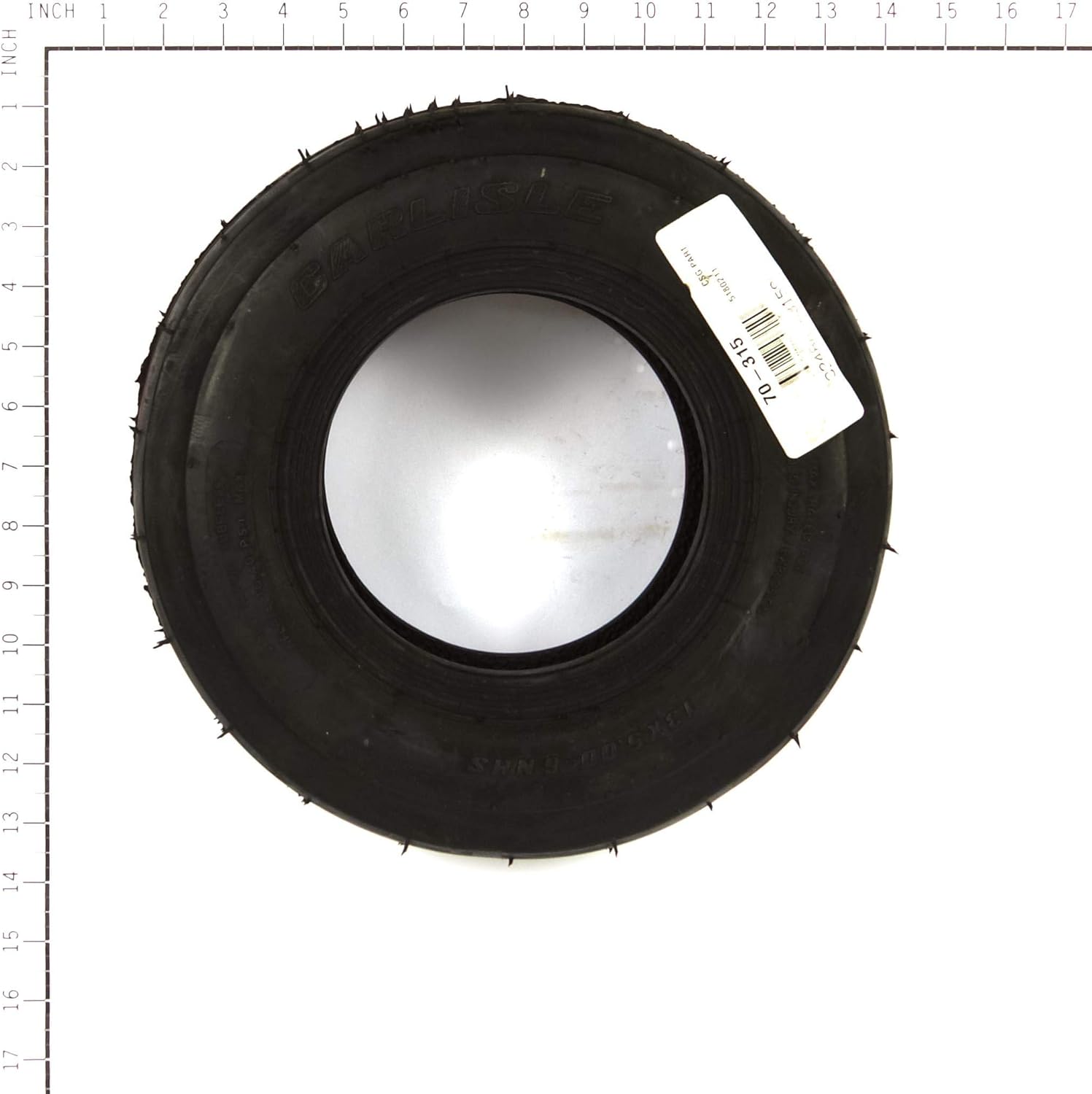 13X500-6 Carlisle Rib Tubeless Tire 4-Ply Pack of 2 U8576