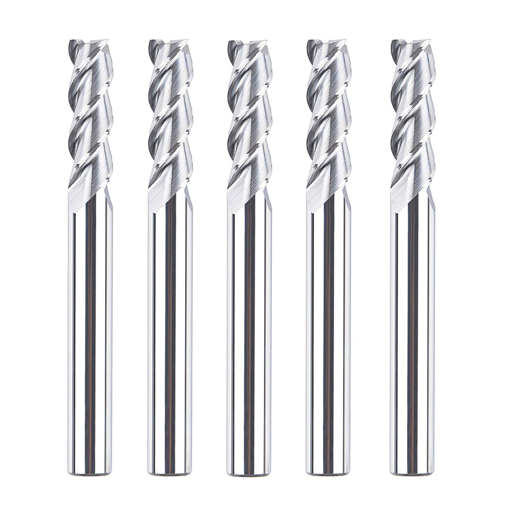 5/16 Diameter Carbide End Mill 3 Flutes, 5PCS/Pack I746