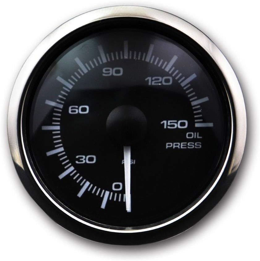 2" LED Backlit Electronic Oil Pressure Gauge PSI Pack of 2 Z5792