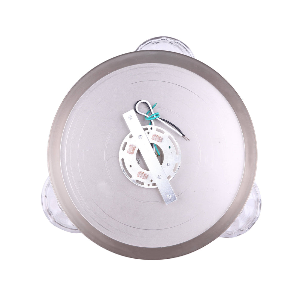 3 Light Semi-Flush Brushed Nickel L779