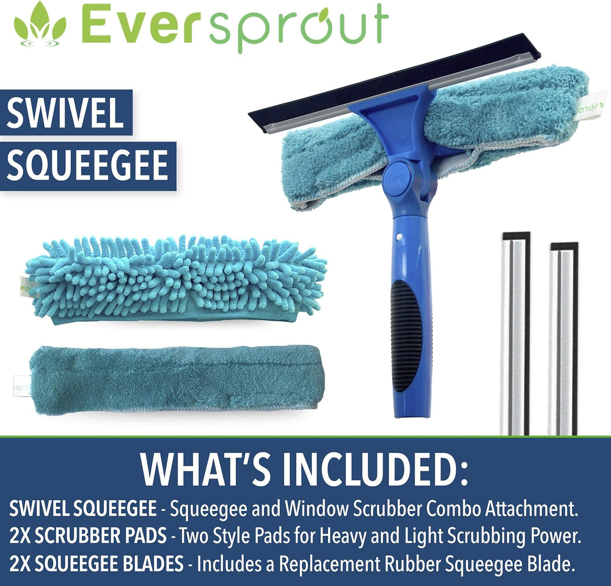1.5-to-4 Foot Car Wash Kit with Extension Pole, Scrub Brush Pro, Swivel Squeegee, Carwash Mitts, Microfiber Towels U95837