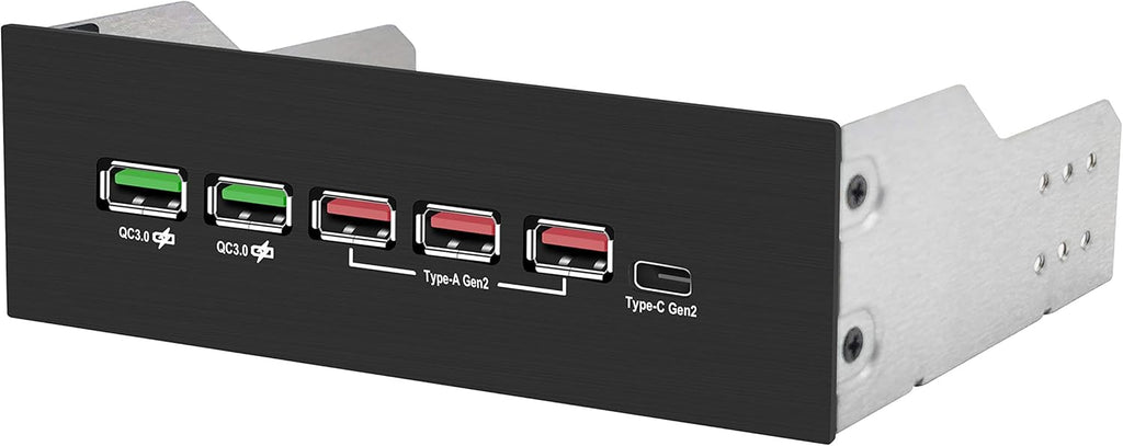 5.25in USB 3.1 Gen2 Hub and Type-C Port, Pack of 2 Y813687