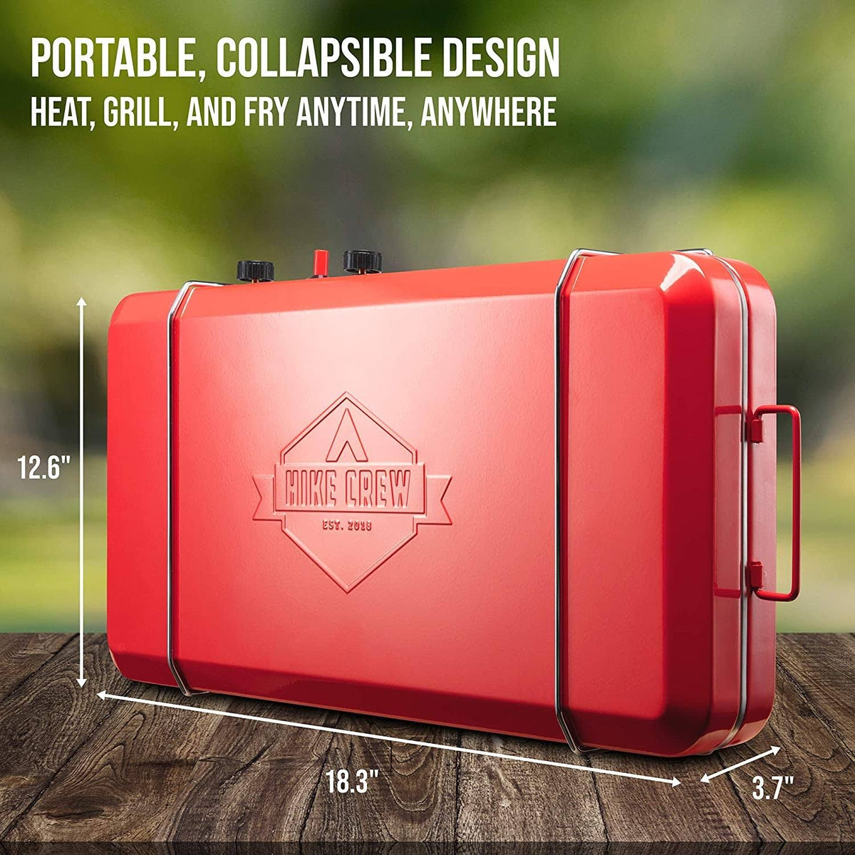 Portable Double Propane Burner Camping Stove Q244191