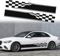 2pc Black Car Vinyl Decals Stickers A725