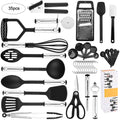 35 Piece Silicone and Stainless Steel Kitchen Utensil Set S529168