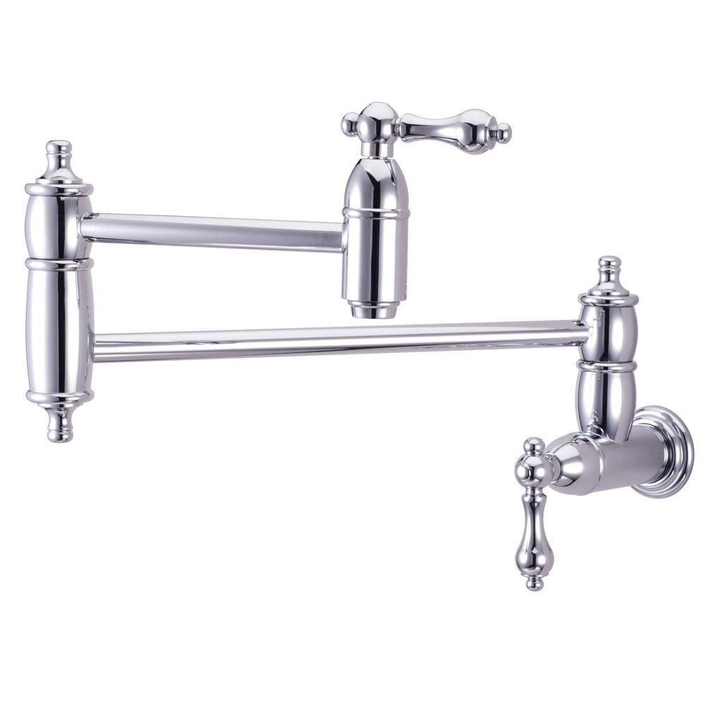 Chrome Decorative Pot Filler P232363
