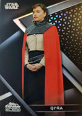 Chrome Black Qi'Ra Trading Card Z142