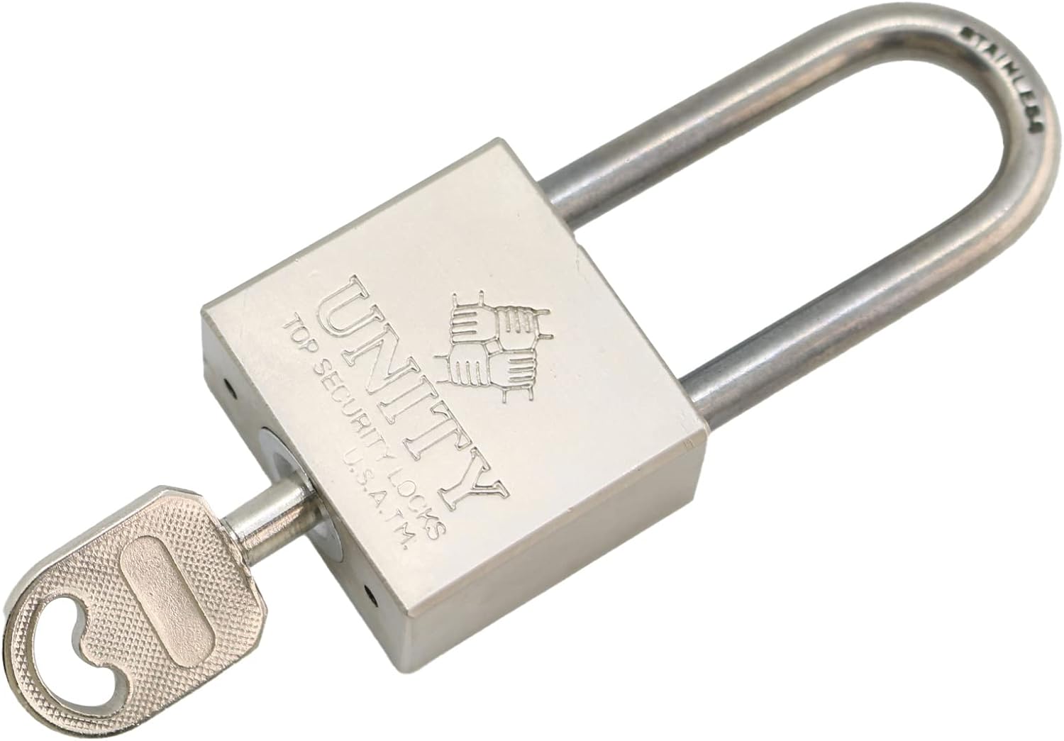 24 Pack Brass Keyed Alike Padlock with Long Shackle M345473