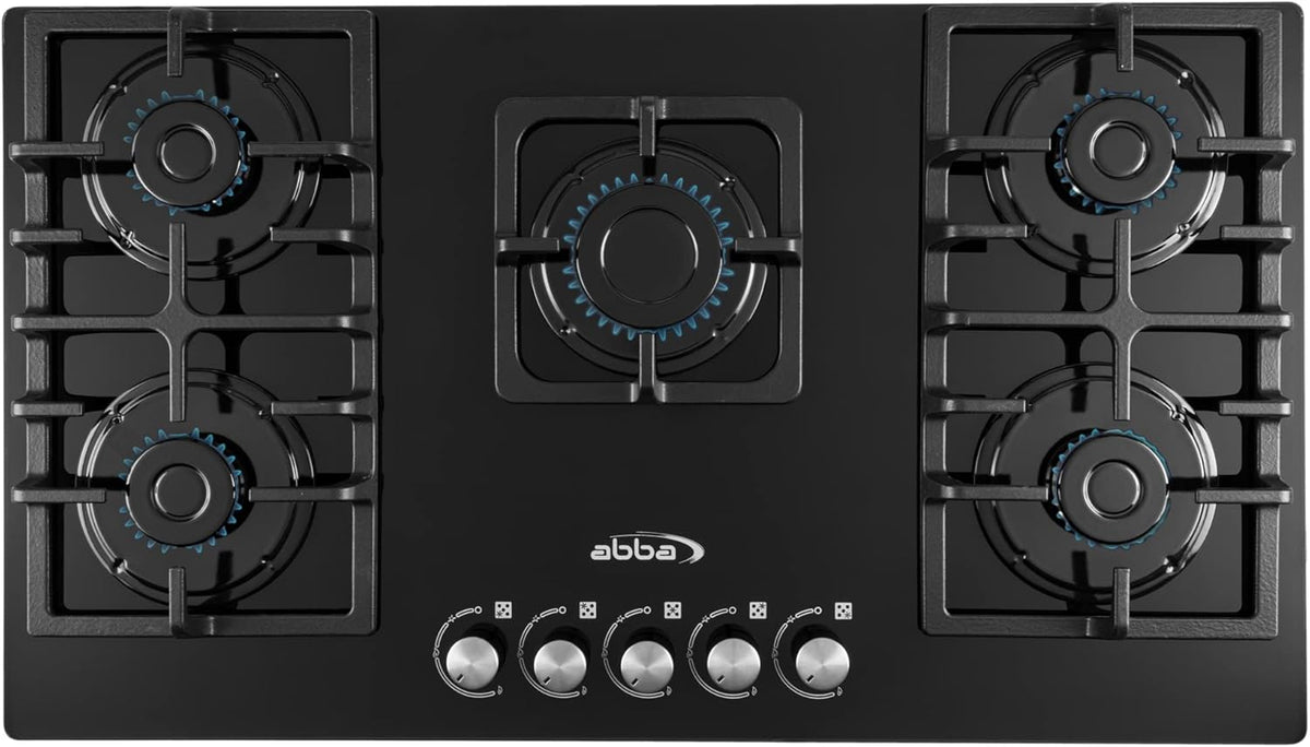 30" Gas Cooktop with 5 Burners, Tempered Glass Surface U142