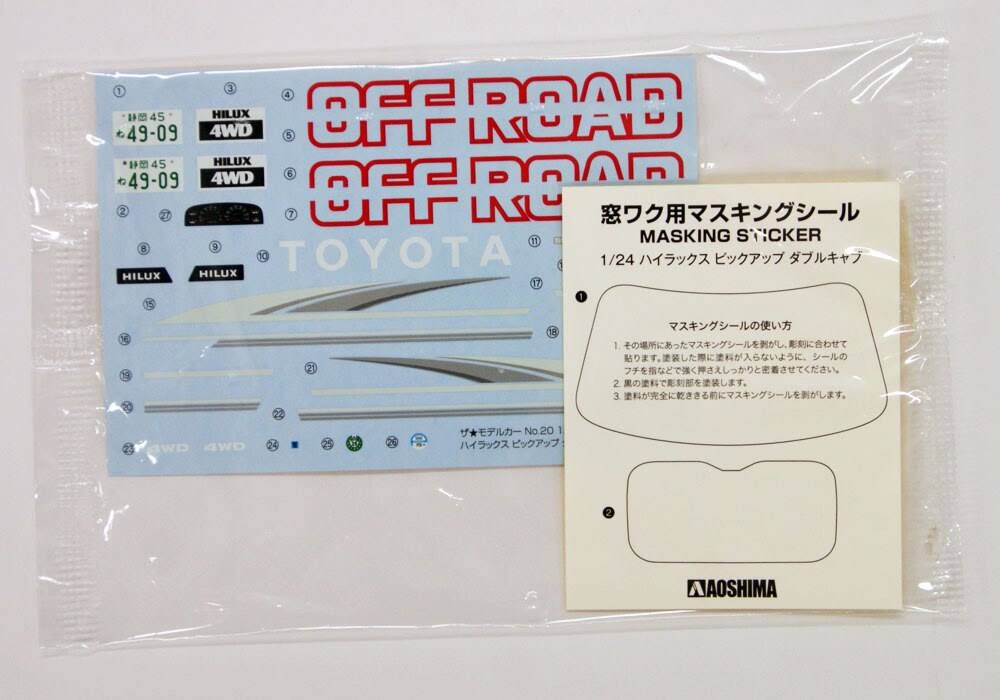 1/24 Toyota LN107 Hilux Pickup Double Cab 4WD D770