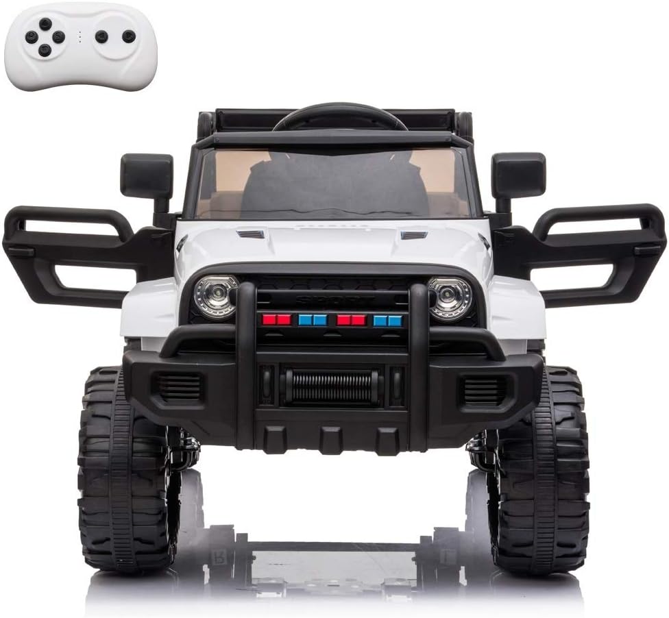 Black Kids Ride On Truck 12V Electric Car F37481