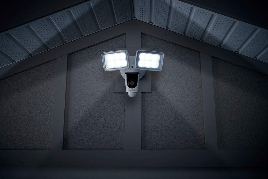1080p Wi-Fi Dual Floodlight Camera with 32GB microSD Card B7827