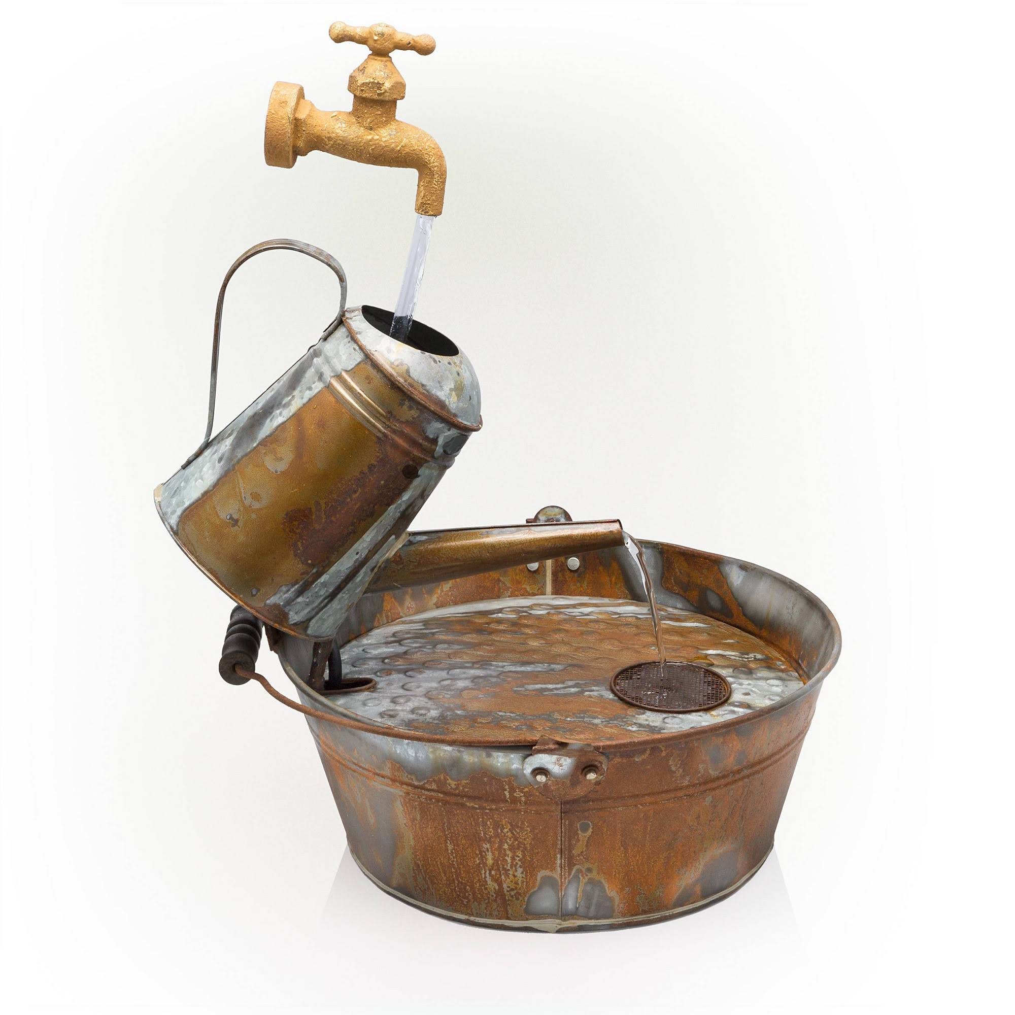 Rustic Metal Watering Can C643554