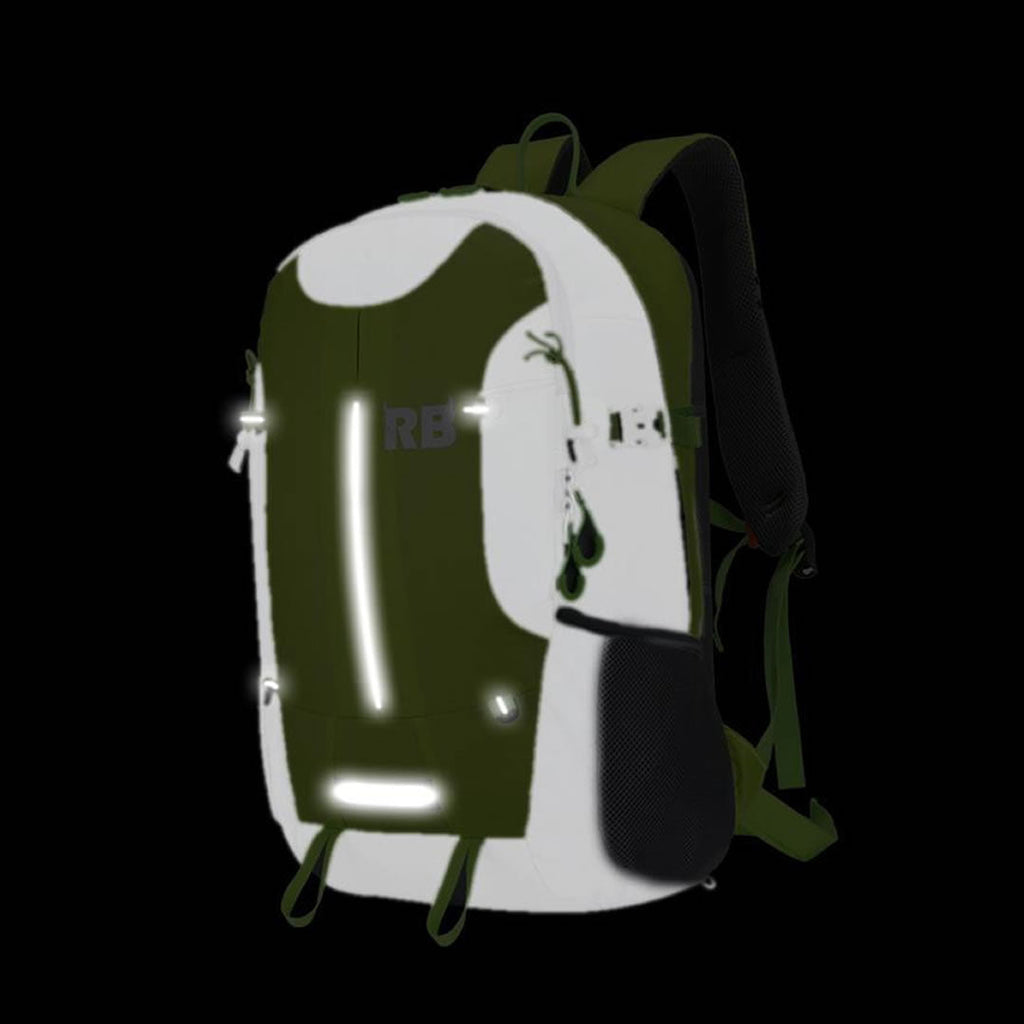 Hi Vis Green Reflective Bike Backpack M8090