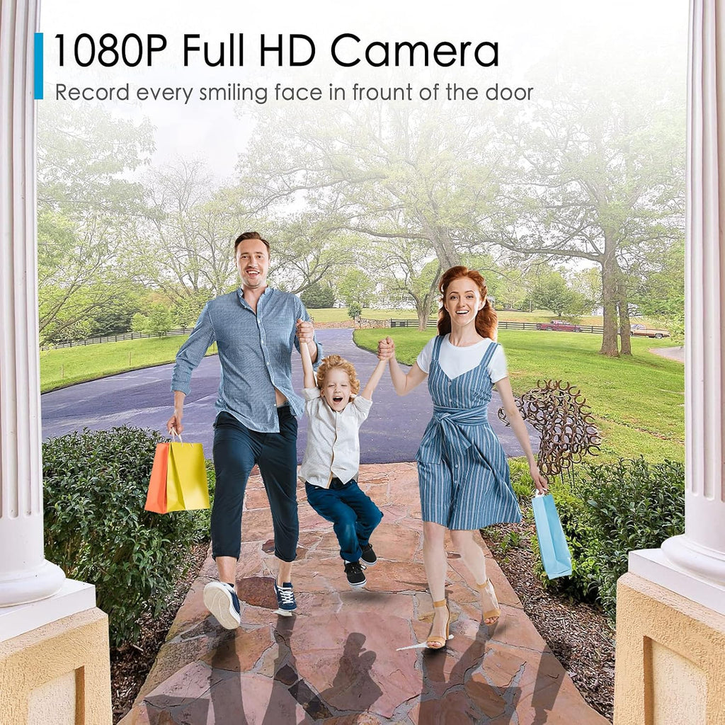 2 Pack Video Doorbell Camera with Chime Y60797