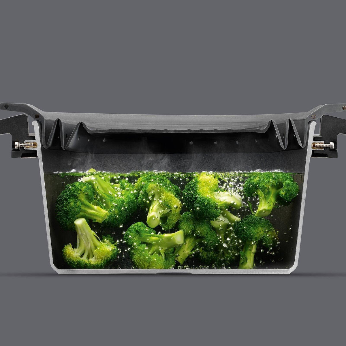 Stock Pot with Lid & Silicone Insert A51680