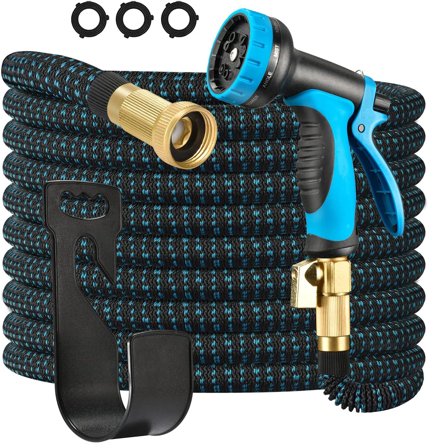 Expandable Garden Hose 100FT Pack of 2 with Spray Nozzle X834668