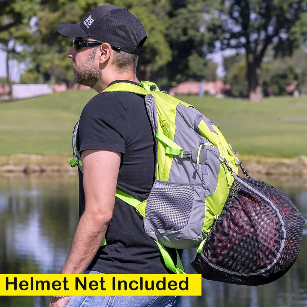 Hi Vis Green Reflective Bike Backpack M8090