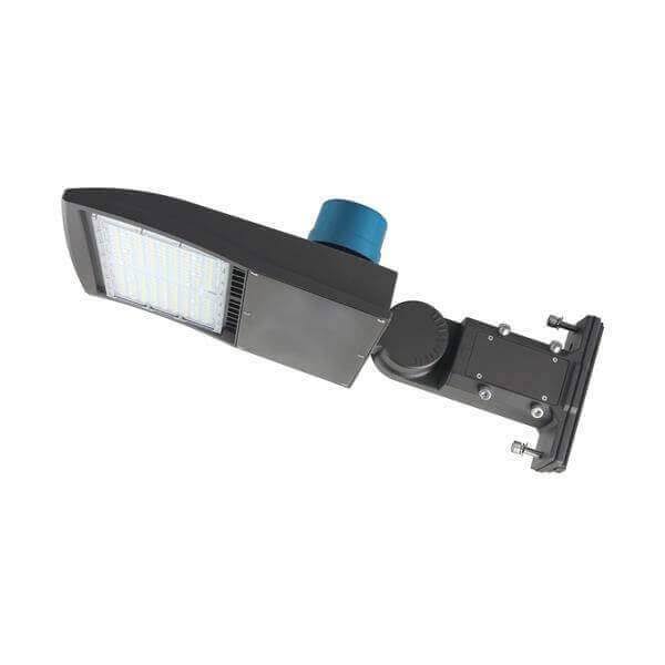 Bronze 100W LED Pole Light with Photocell Y449