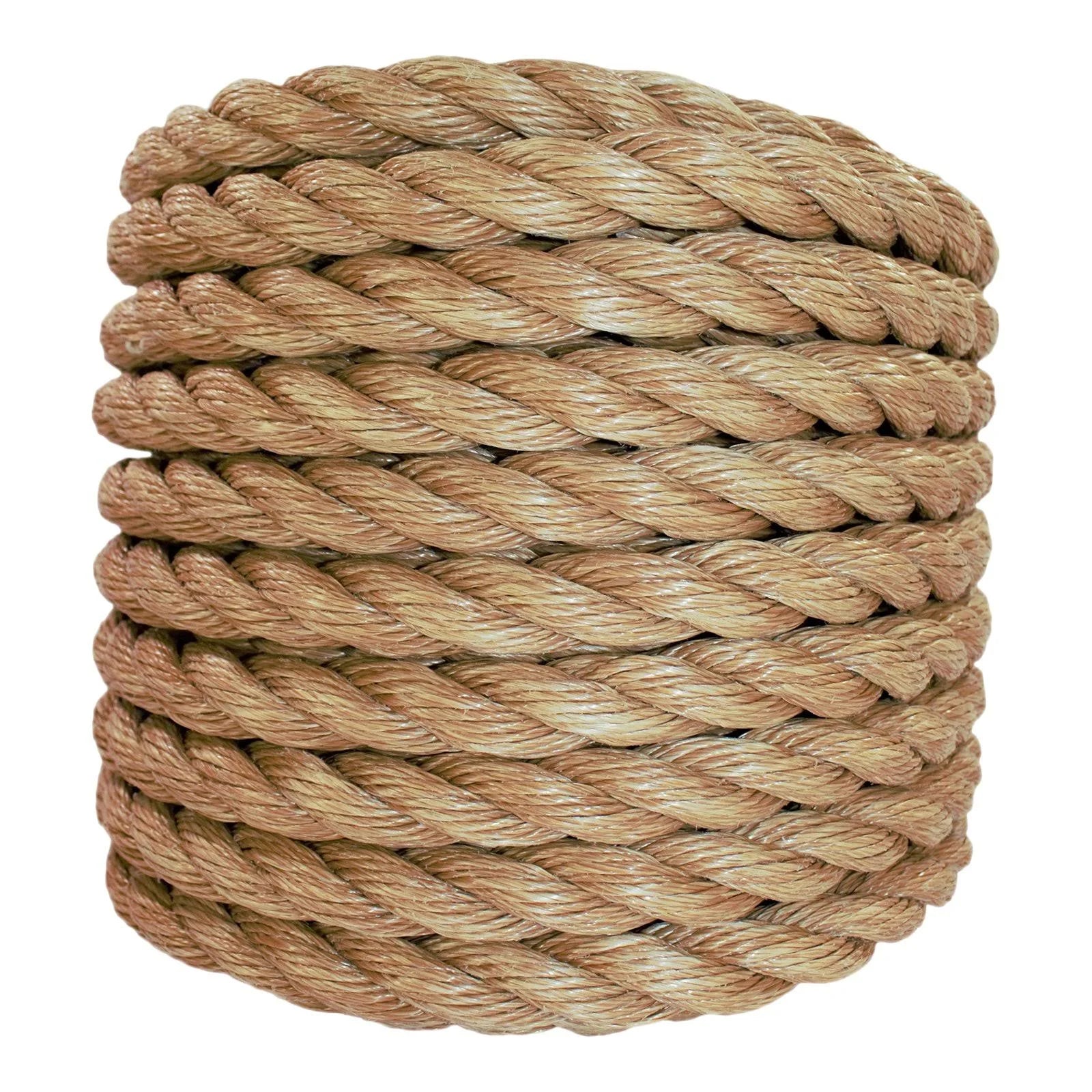 Tan Twisted 3 Strand Polypropylene Rope K8399