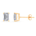 18K Yellow Gold Diamond Stud Earrings N653