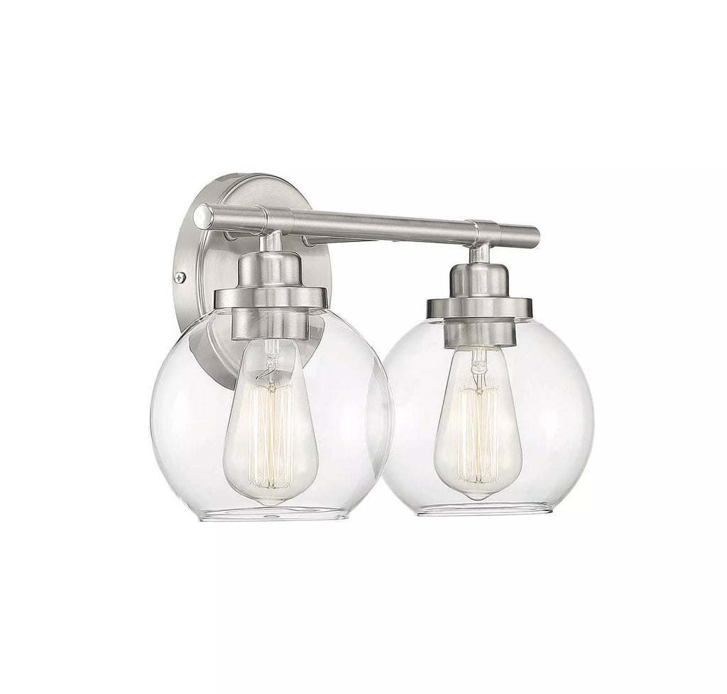 Satin Nickel 2 Light Bath G116