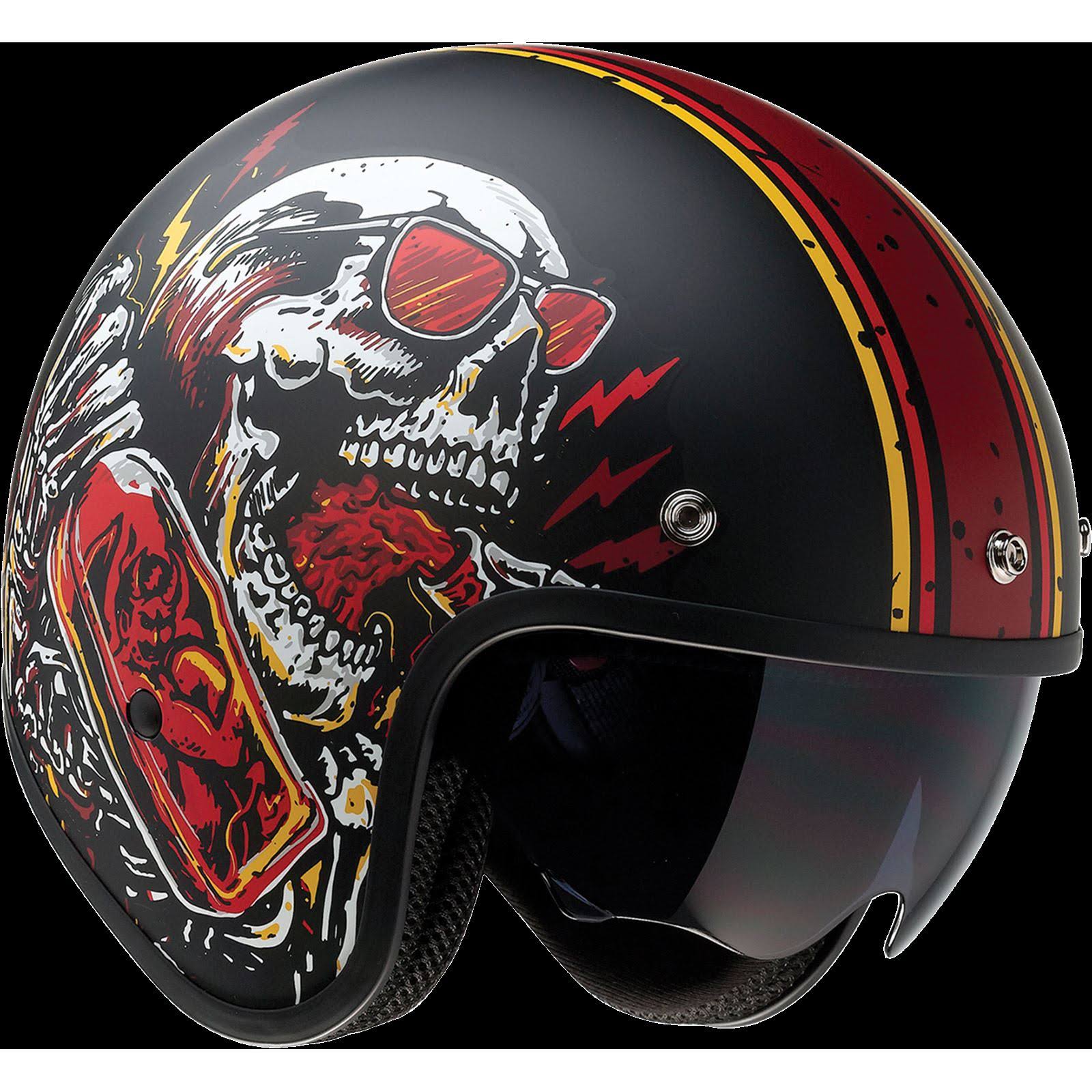 Black/Red Saturn Helmet B1334