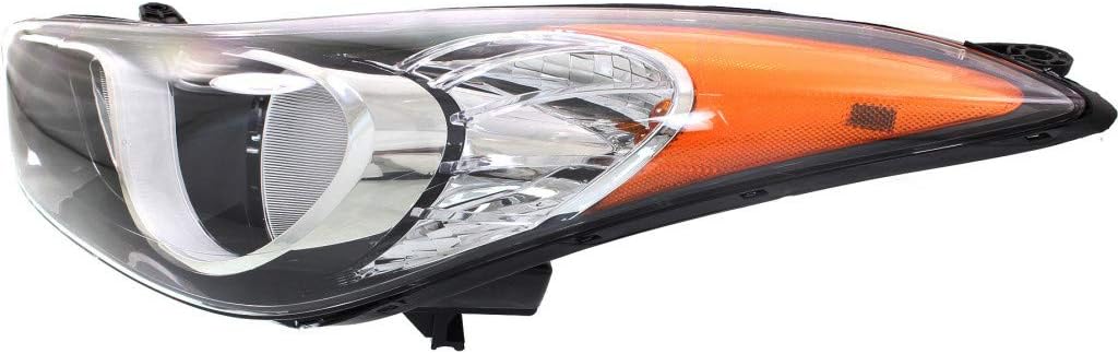 Headlight Assembly 2011 2012 2013 Passenger Side Sedan H430