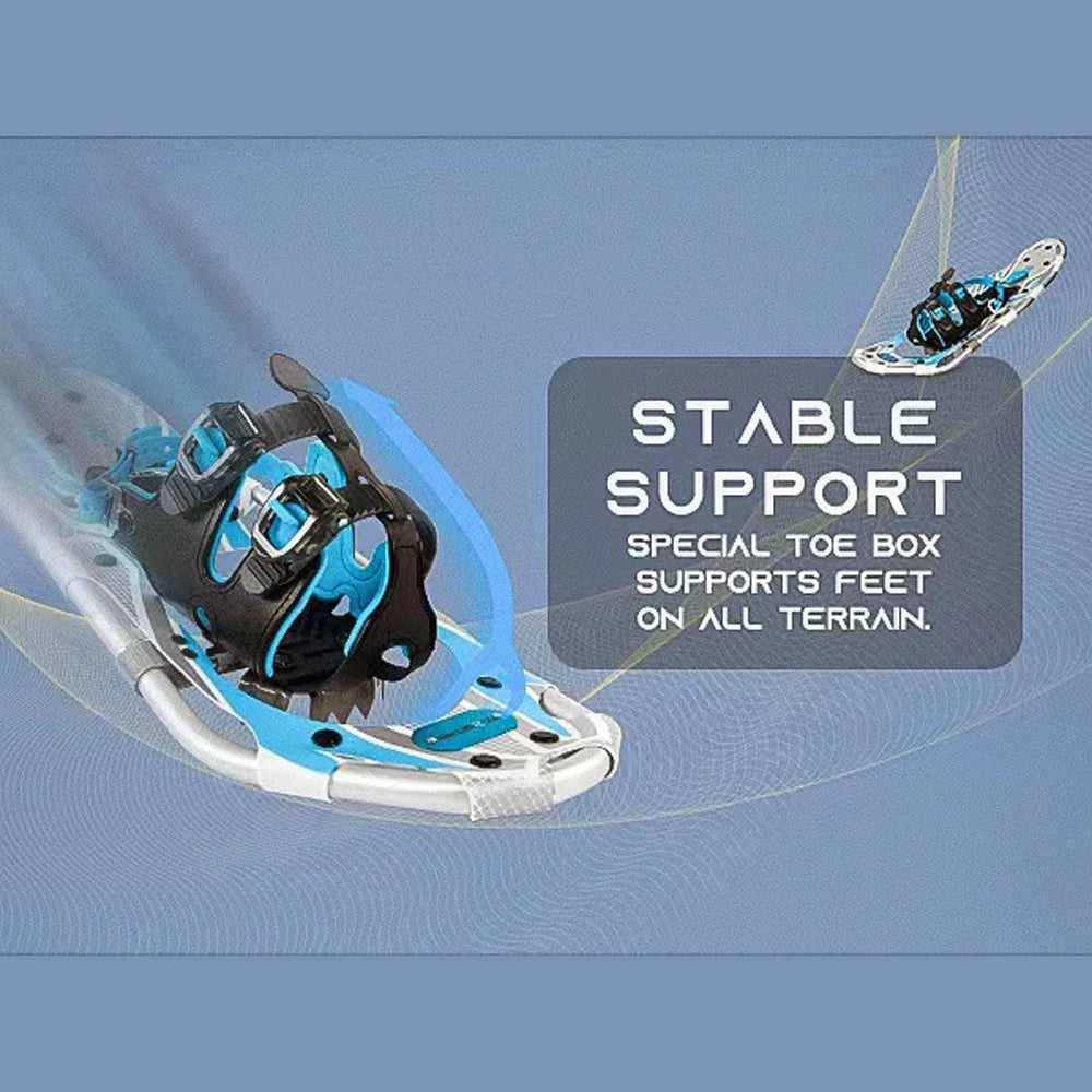 Aluminum Alloy AntiSlip Adjustable Snowshoes P635