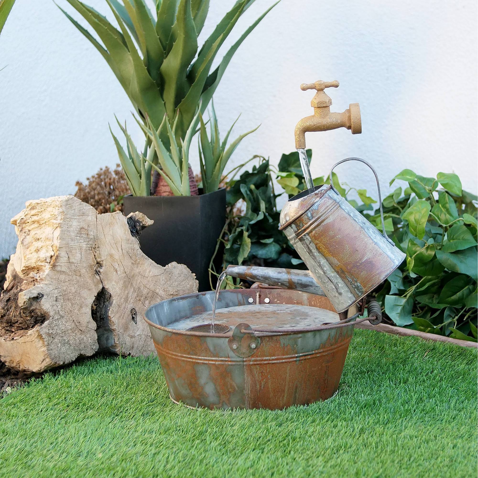 Rustic Metal Watering Can C643554