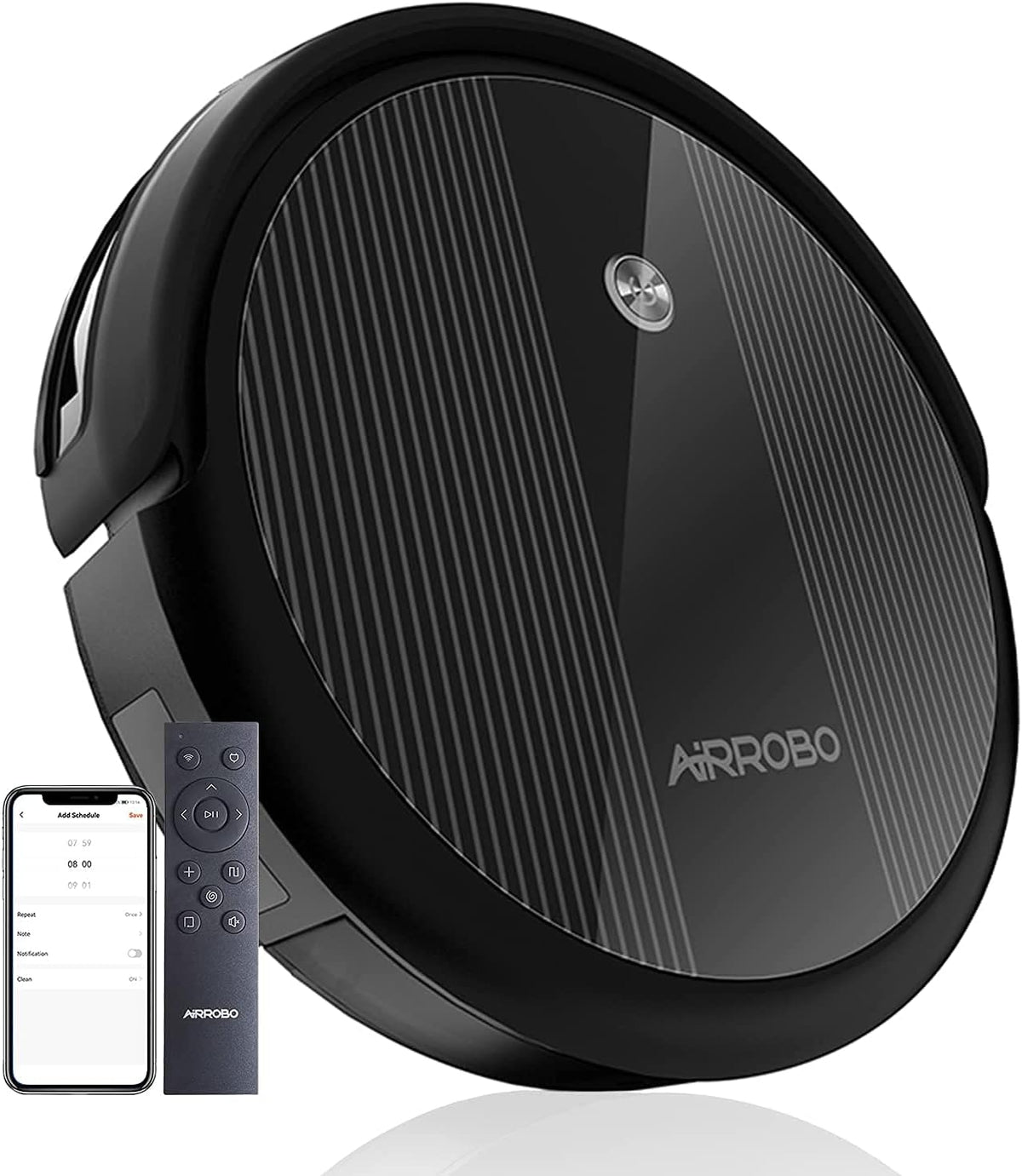 Black 2600Pa Robot Vacuum Cleaner M3247