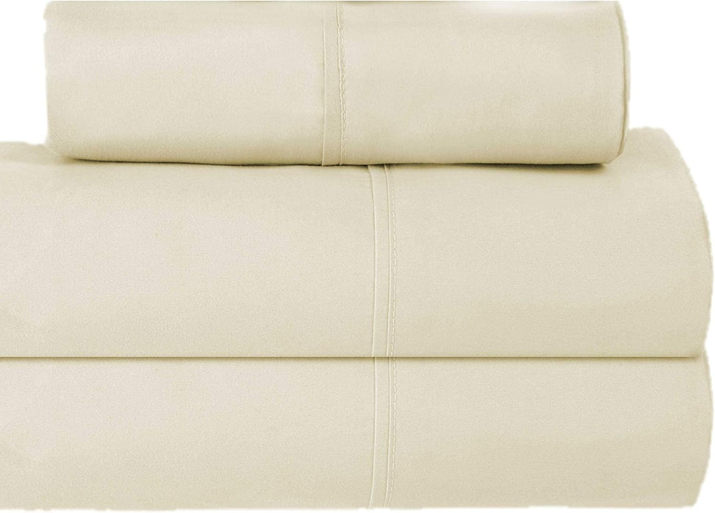 King Grey 4 Piece Brushed Microfiber Bed Sheets Set L63581
