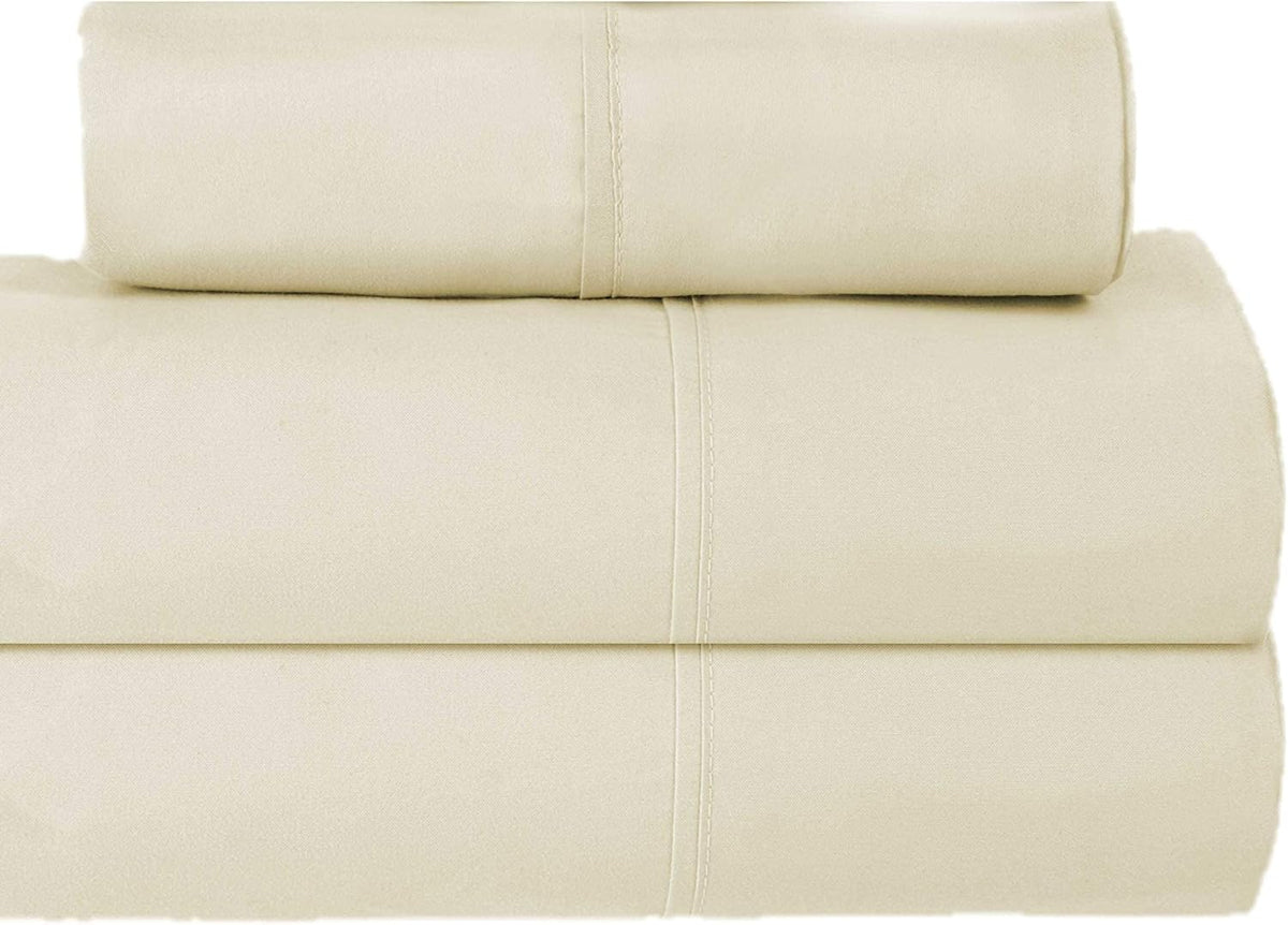 King Grey 4 Piece Brushed Microfiber Bed Sheets Set L63581