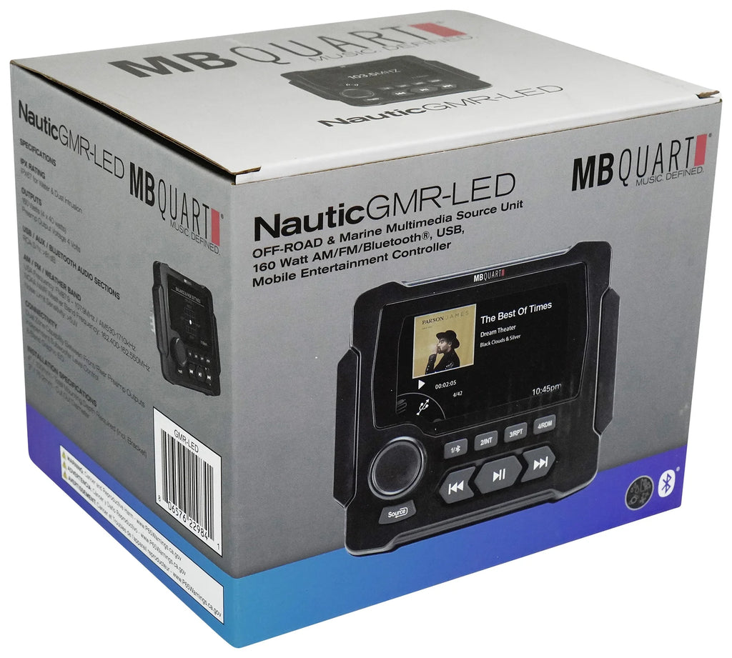 Marine Bluetooth Receiver with 4 6.5" Speakers W322686