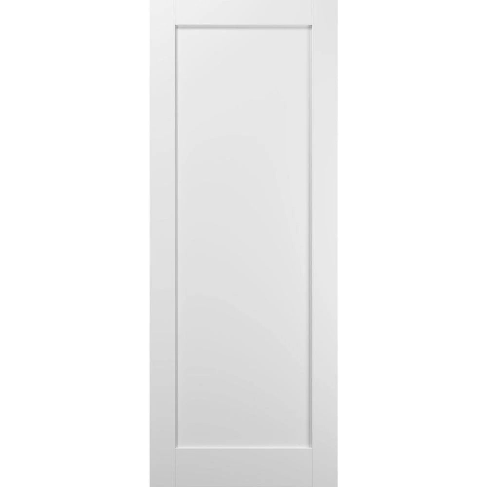 Slab Barn Door Panel 32 x 96 White Silk C630