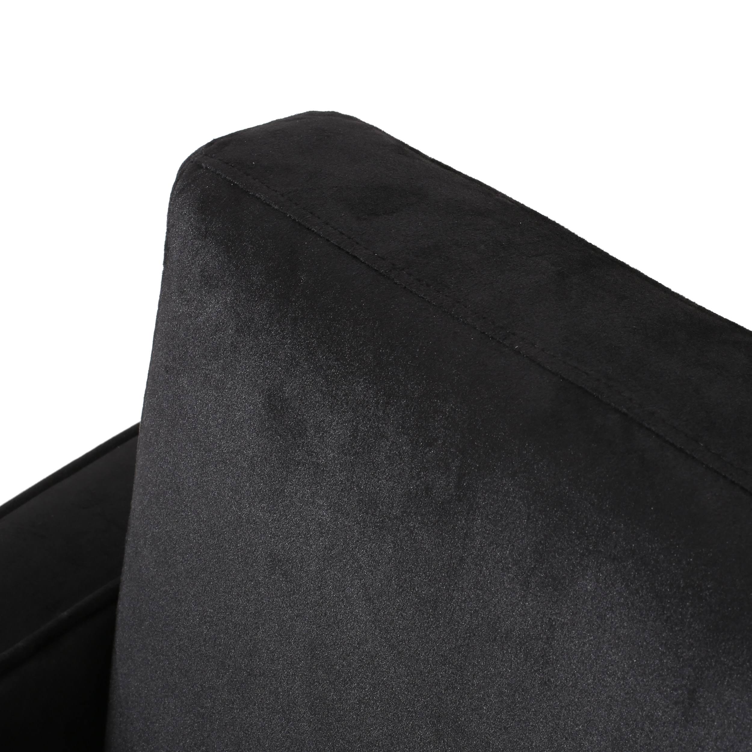 Gray Velvet Club Chair V666243