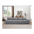 Light Gray Linen 4 Seater Sofa I3383